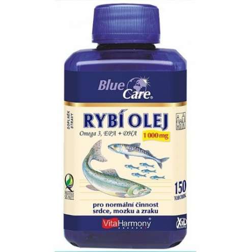 VITAHARMONY Rybí olej Omega 3 - Рыбий жир Омега 3 100 мг, 150 таблеток
